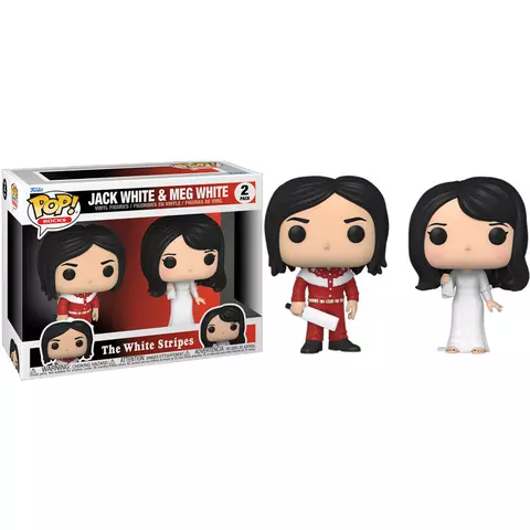 Comprar Blister 2 figuras POP The White Stripes Jack White and Meg White Figuras Estándar