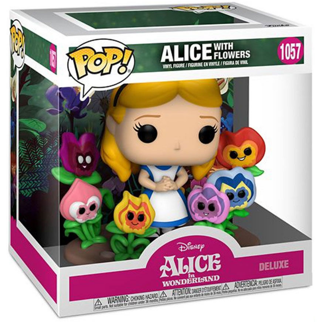 Funko Pop! Deluxe: Alice 70th- Alice con Flowers - Alice In Wonderland - Figuras Miniaturas Coleccionables para Exhibición - Idea De Regalo - Mercancía Oficial - Juguetes para Niños Y Adultos