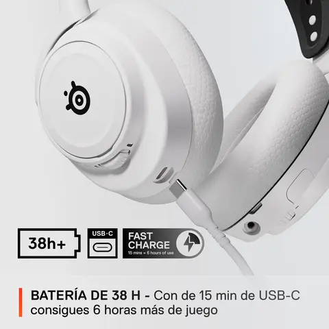 Reservar Auriculares Gaming Arctis Nova 7X Inalámbricos Blancos Steelseries Xbox Series screen 6