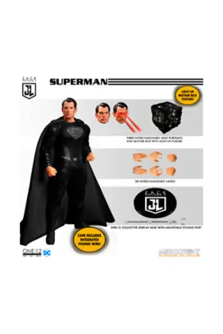 Comprar Set 3 Figuras Mezco Toys One:12 Collection DC La Liga de la Justicia de Zack Snyder 15cm Figuras