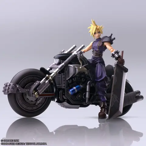 Reservar Figura Final Fantasy VII Cloud Strife y Hardy-Daytona Bring Arts Square Enix Figuras de Videojuegos