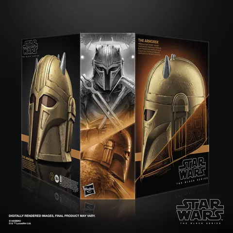 Reservar Casco Electrónico Mandalorian Star Wars The Armorer 1/1 Hasbro Réplicas