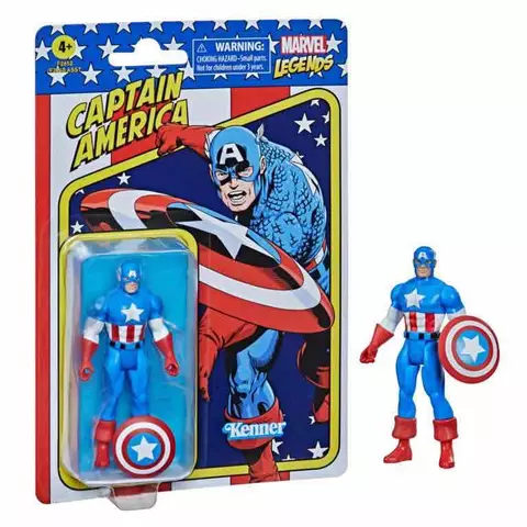Comprar Capitan America Figura 9.5 cm Marvel Legends Retro F26525X0 Figuras