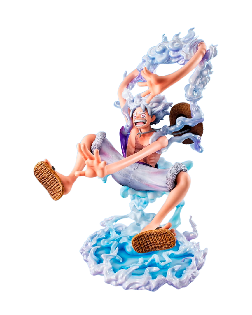 Figura monkey d. luffy one piece gear fifth p.o.p. evolutionary history megahouse