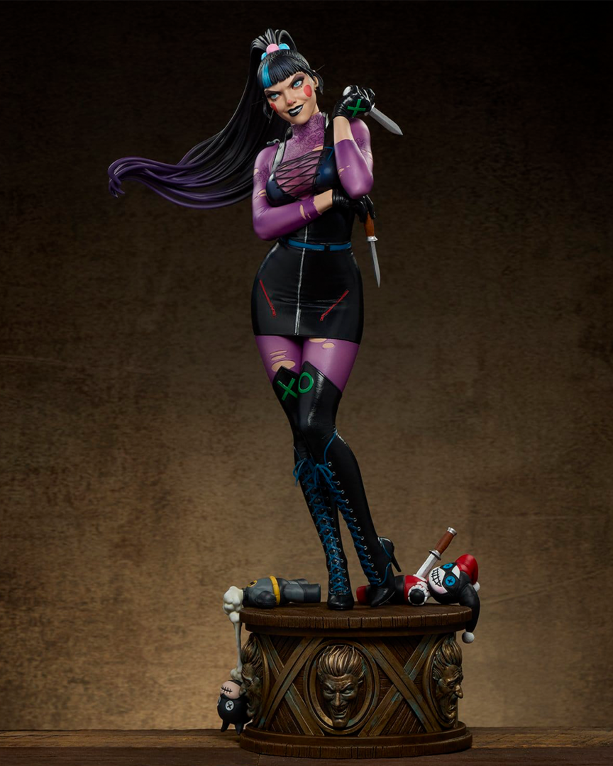 Estatua punchline dc comics premium format sideshow collectibles