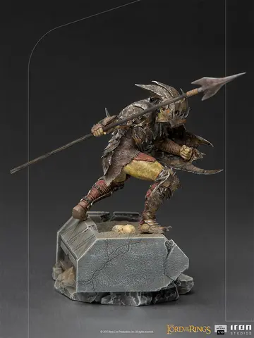Comprar Figura Art Scale El Señor De Los Anillos Orco Con Armadura Figuras