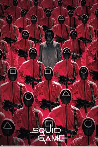 Comprar Poster El Juego Del Calamar Crowd 