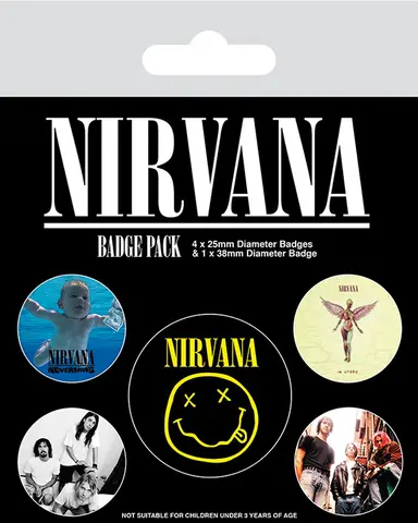 Comprar Set Chapas Nirvana 