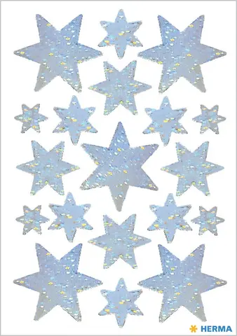 Comprar Pegatinas Decor Estrellas Plateadas Holograficas 