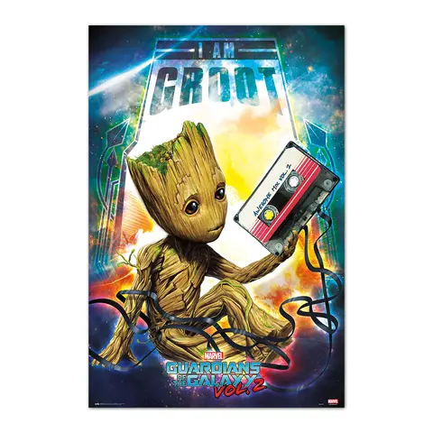 Comprar Poster Marvel Guardianes De La Galaxia 2 Groot 