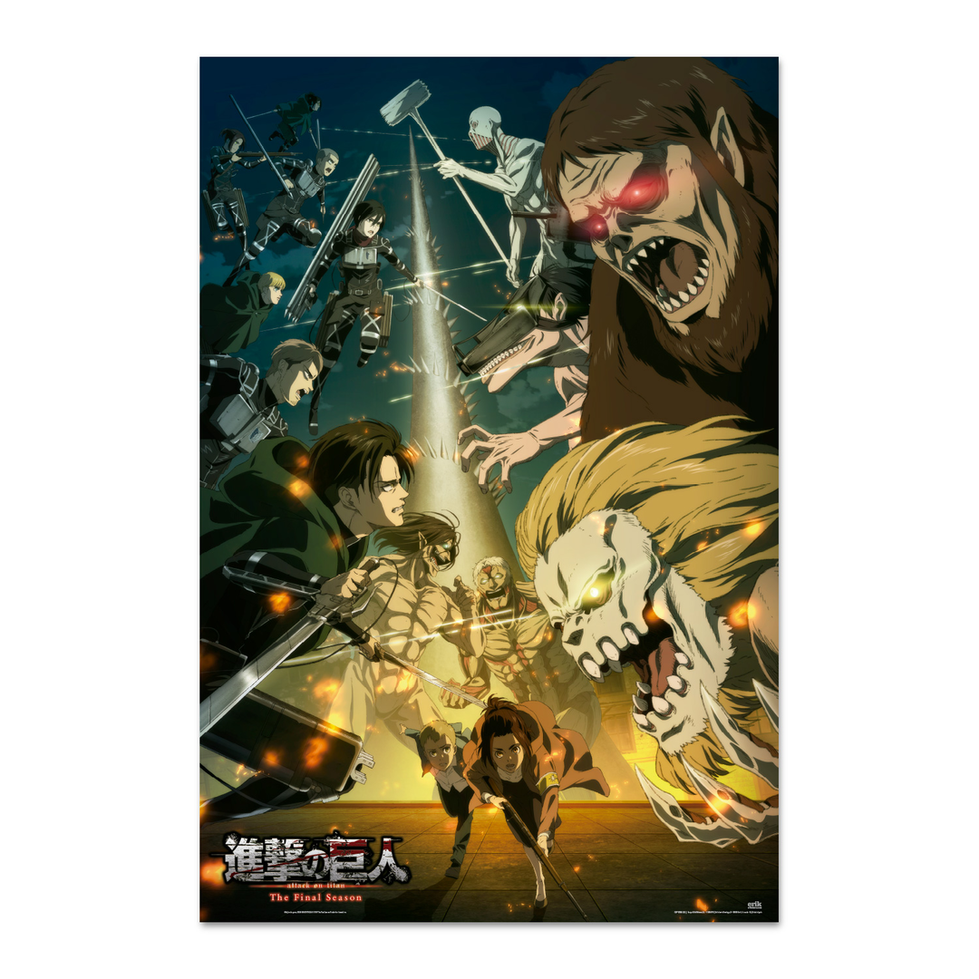 Poster attack on titan - paradis vs marley