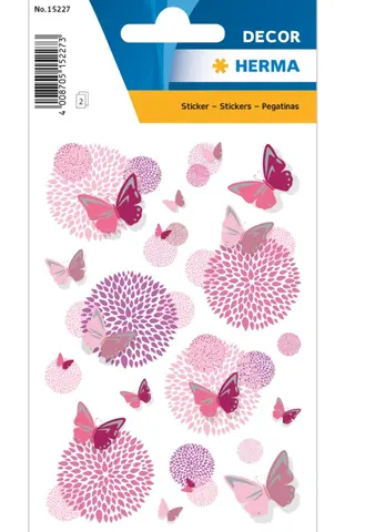 Comprar Pegatinas Decor Butterfly Flower Silver 