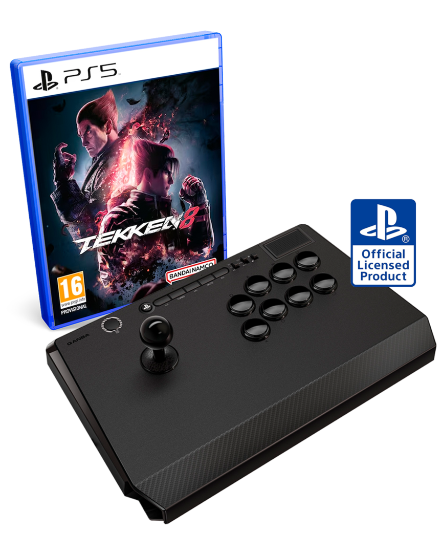 Tekken 8 + joystick titan qanba con licencia oficial playstation