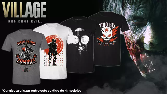 Comprar Resident Evil Village + Camiseta Resident Evil Talla XL al Azar Xbox Series Pack + Camiseta Talla XL