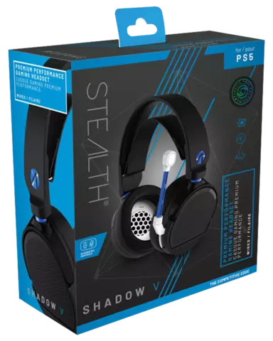 Auriculares Gaming Shadow V Stealth Negros