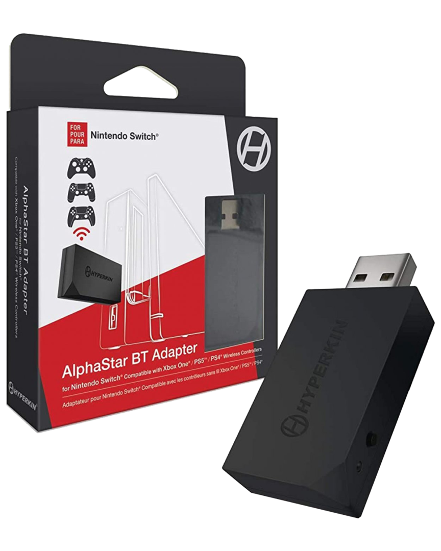 Adaptador de mando alphastar para switch (compatible con mandos xbox one, ps4 y ps5)