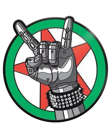 Imán Emblema Johnny Silverhand 5 cm Cyberpunk 2077