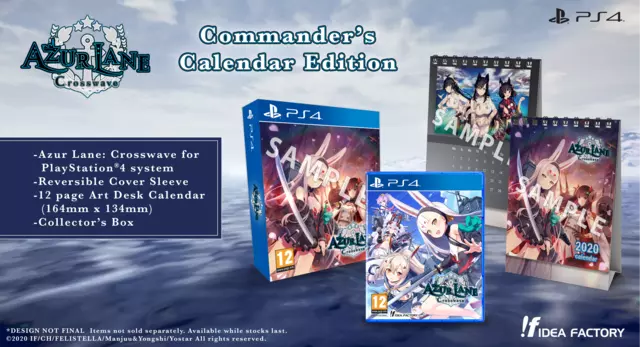 Comprar Azur Lane: Crosswave Edición Commander's Calendar PS4 Limitada