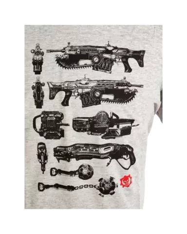 Comprar Camiseta Gris Gun Tower Gears of War 4 Talla XL Talla XL