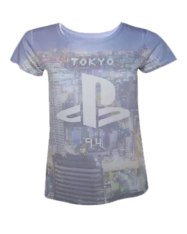 Comprar Camiseta Lila Tokyo Playstation Mujer Talla L Talla L