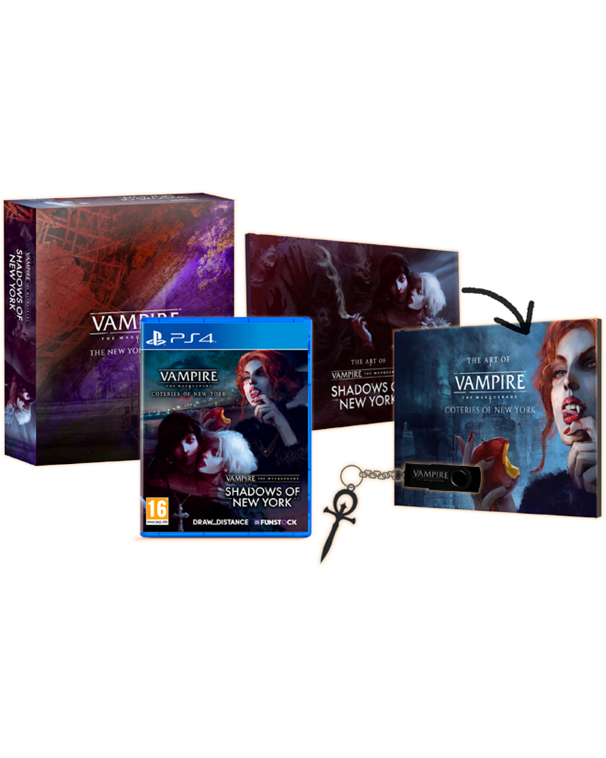 Vampire: the mascarade coteries of new york + shadows of new york edición coleccionista