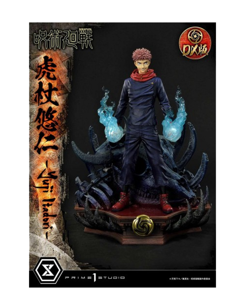 Figura yuji itadori jujutsu kaisen premium masterline edición deluxe 38 cm