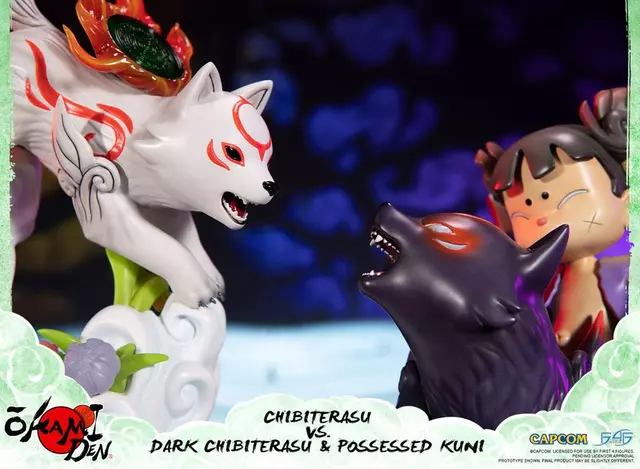 Comprar Estatua Chibiterasu vs.Dark Chibiterasu & Possessed Kuni Okamiden 33 cm Figuras