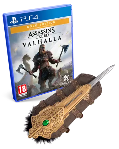Comprar Assassin's Creed Valhalla Edición Gold + Hoja Oculta Réplica Valhalla PS4 Gold + Hoja Oculta