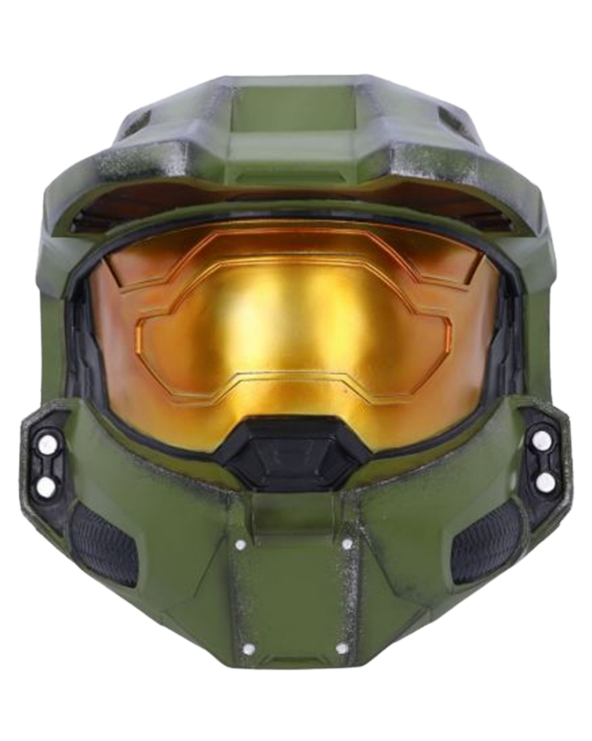 Réplica casco master chief halo infinite storage box licenciado 25 cm