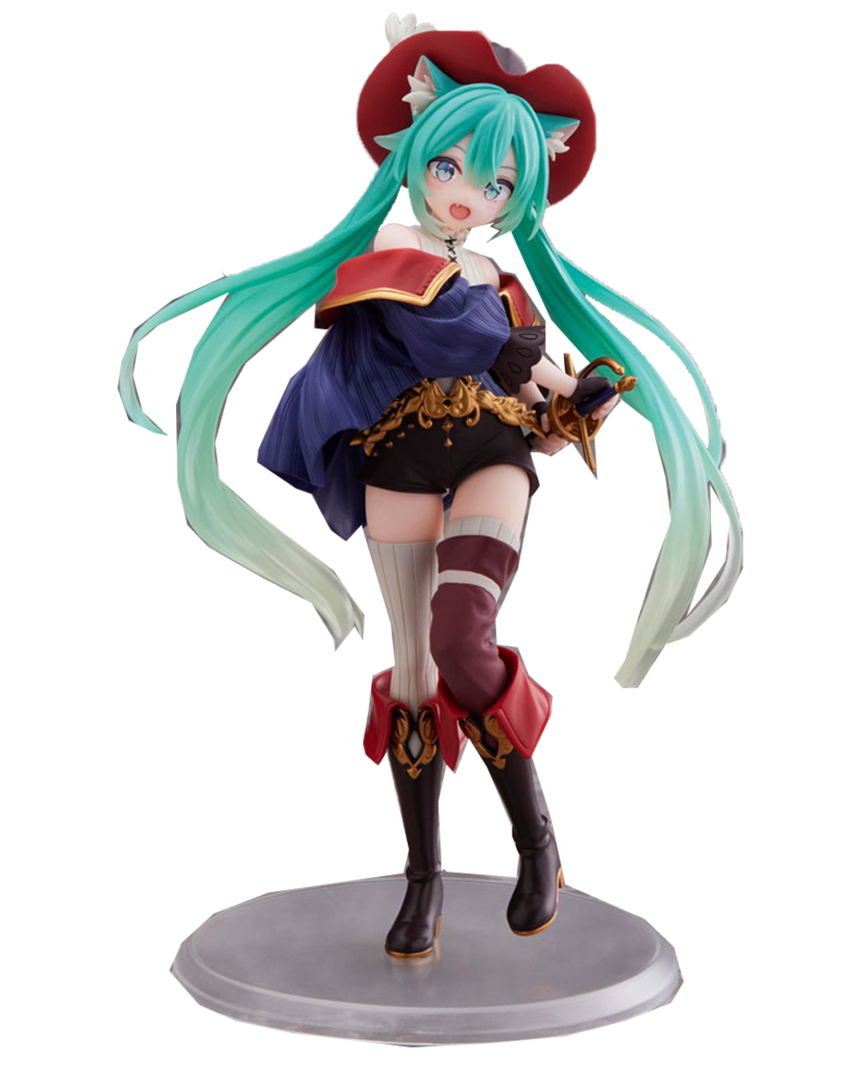 Figura hatsune miku wonderland puss in boots 18 cm