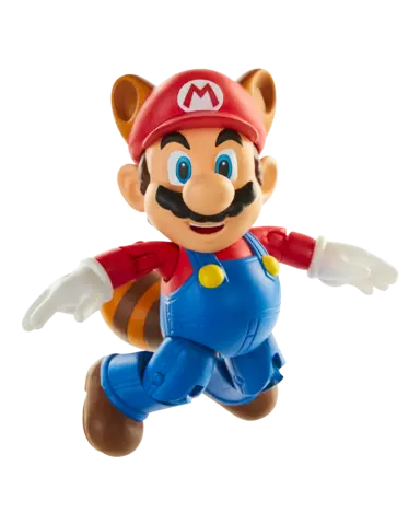 Comprar Figura Super Mario Racoon 10 cm & Super Leaf Figuras de Videojuegos