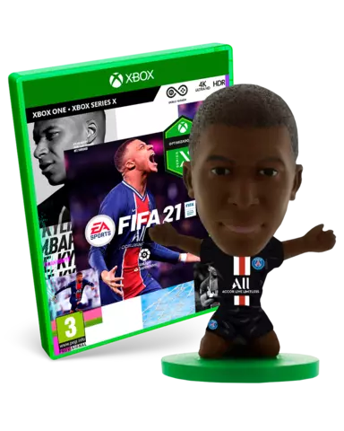 Comprar FIFA 21 + Figura Mbappe SoccerStarz Xbox One Pack Mbappe