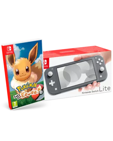 Comprar Nintendo Switch Lite Gris + Pokémon ¡Let's Go, Eevee! Switch Nintendo Switch Lite Gris + Pokémon Let's Go Eevee