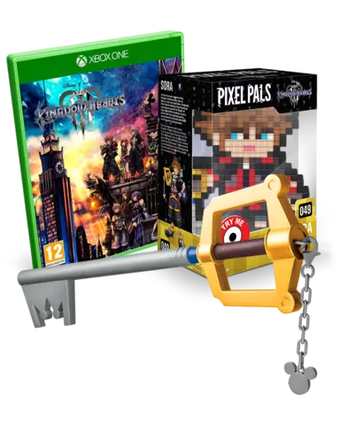 Comprar Kingdom Hearts III Pack Sora + Llave Espada del Reino Escala 1:1 (90 cm) Xbox One Edición xtralife 3