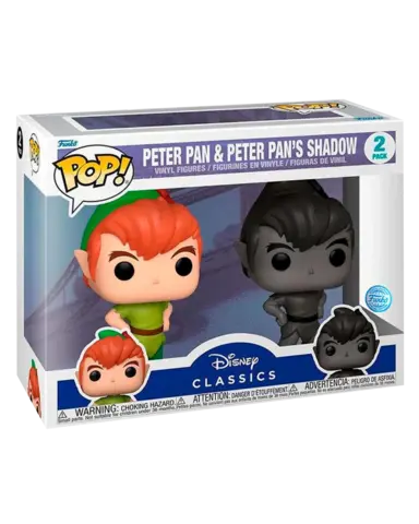 Comprar Figura POP! Peter Pan y Peter Pan sombra Disney 9cm Figuras