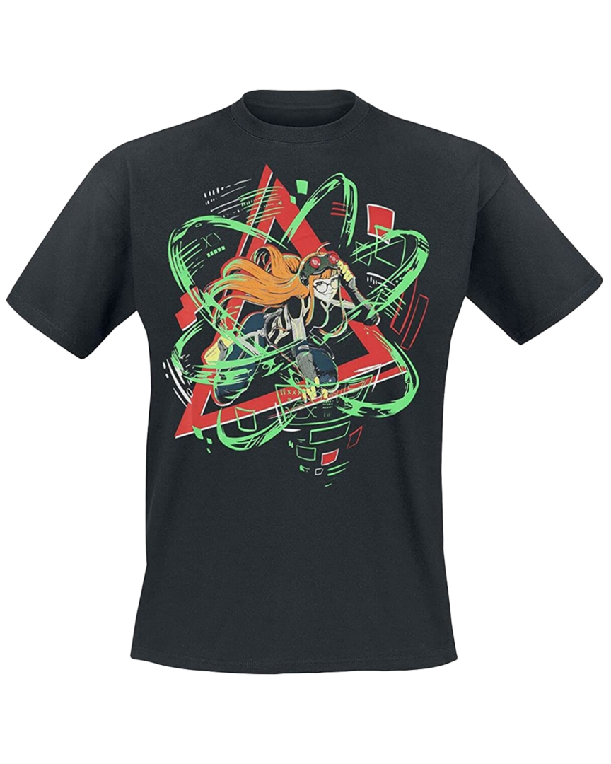 Camiseta persona 5 futaba tech support l