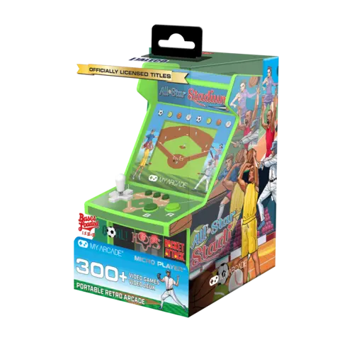 Consola Micro Player My Arcade Retro Arcade All-Star Stadium 307 juegos