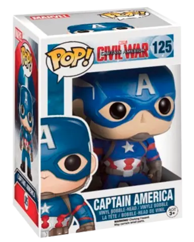 Reservar Figura POP! Capitán América Marvel Civil War 9cm Figuras de Videojuegos