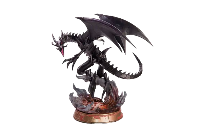 Figura Red-Eyes Black Dragon Yu-Gi-Oh! Edición Black 33 cm