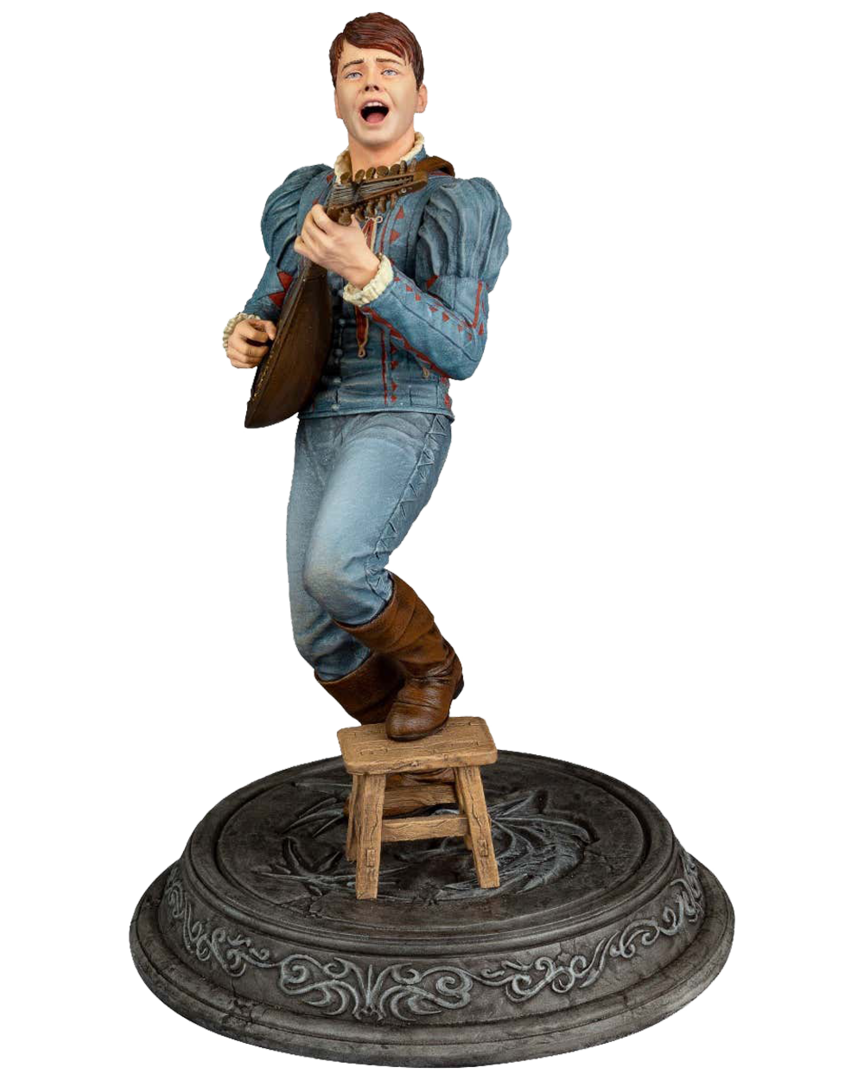 Figura jaskier (serie netflix) the witcher 22cm