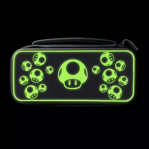 Comprar Funda de Viaje Deluxe 1Up (Glow in the Dark) con Licencia Oficial Nintendo Switch