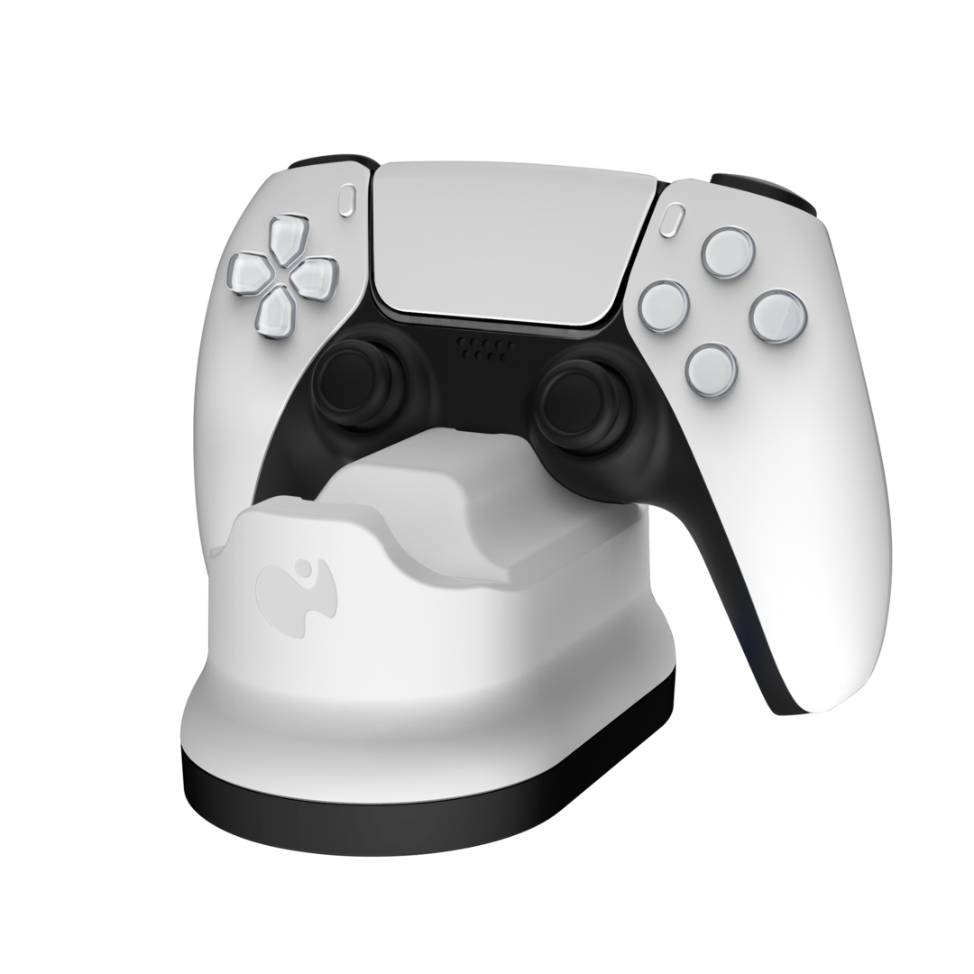 Cargador Metavolt Dual Blanco Playstation