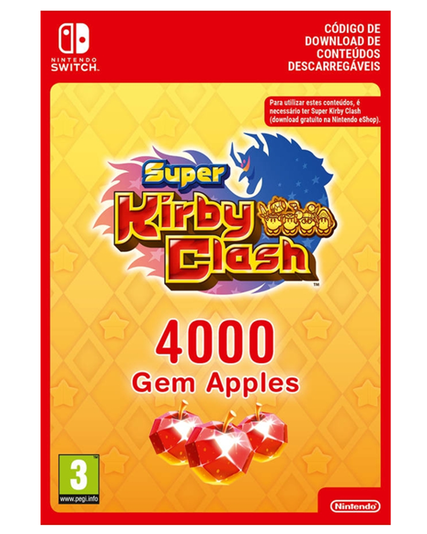 Super kirby clash gem apples 4000