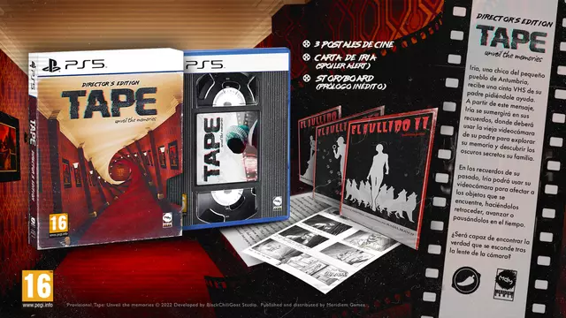 Comprar TAPE: Unveil the Memories Director´s Edition PS5 Limitada