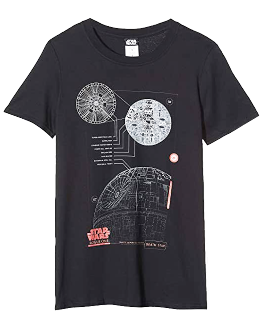 Camiseta armada estrella de la muerte star wars azul talla l