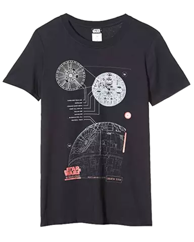 Comprar Camiseta Armada Estrella de la Muerte Star Wars Azul Talla M - Talla M, Camiseta