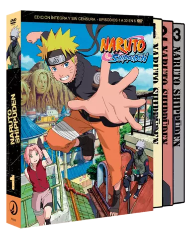 Comprar Naruto Shippuden Box 1 Episodios 1 a 30 Edición DVD Estándar DVD