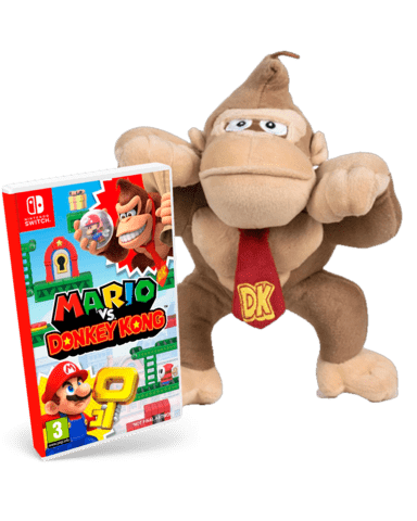 Comprar Mario Vs Donkey Kong + Peluche Super Mario 22 cm Switch