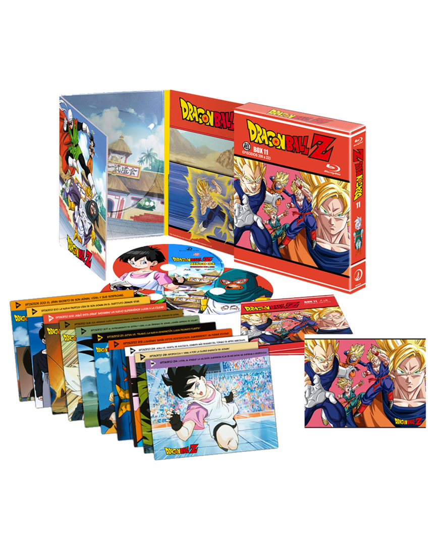Dragon ball z box 11 bluray episodios 200-223 (24 episodios)