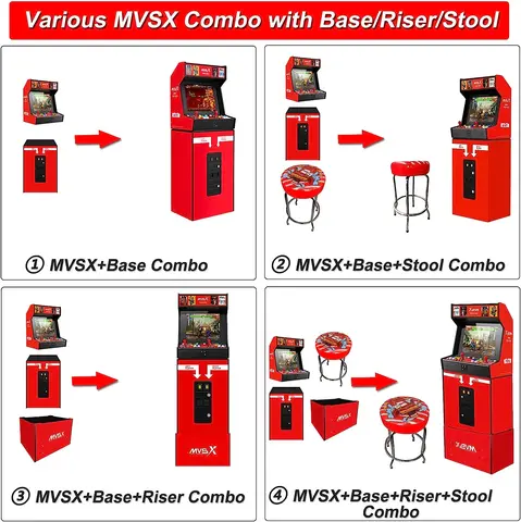 Reservar Soporte dos Alturas Riser para Recreativa Retro MVSX 15/25cm 